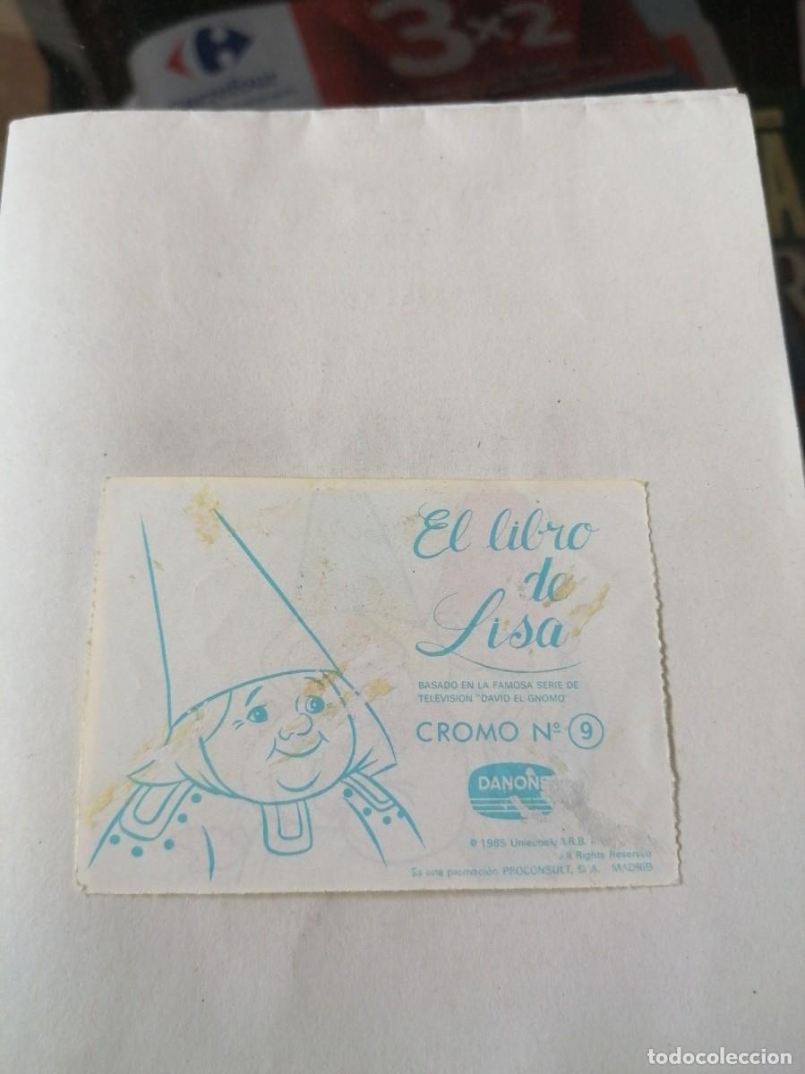Coleccionismo cromos antiguos: CROMO EL LIBRO DE LISA DANONE DAVID EL GNOMO N&ordm; 9 - Foto 2