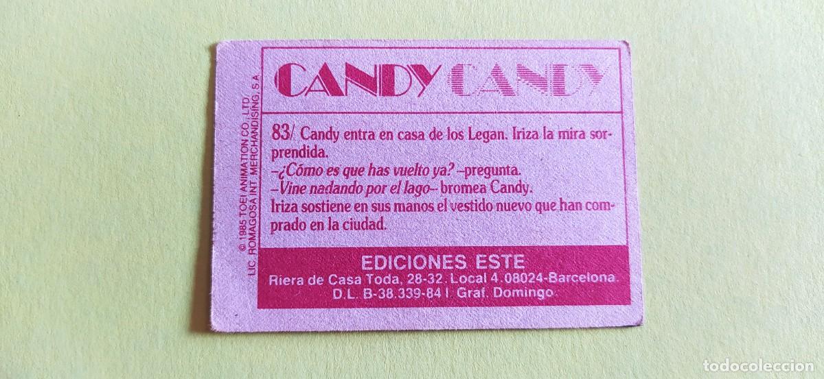 Coleccionismo cromos antiguos: Cromo cromos Candy Candy n&deg;83 ediciones este - Foto 2