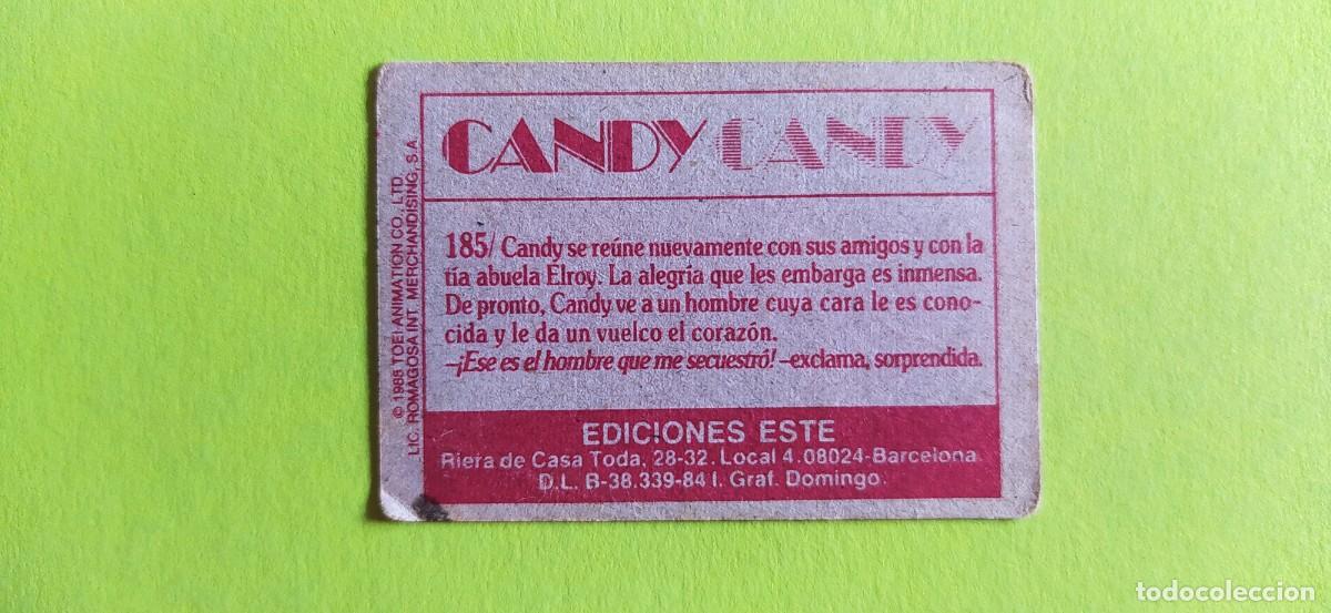 Coleccionismo cromos antiguos: Cromo cromos Candy Candy n&deg;185 ediciones este - Foto 2