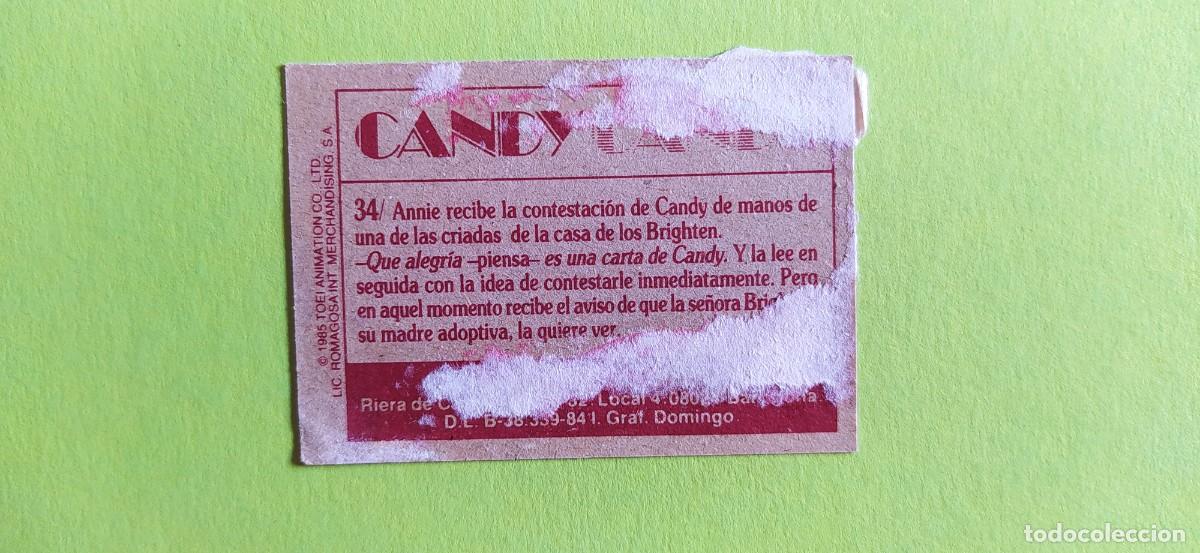 Coleccionismo cromos antiguos: Cromo cromos Candy Candy n&deg;34 ediciones este - Foto 2