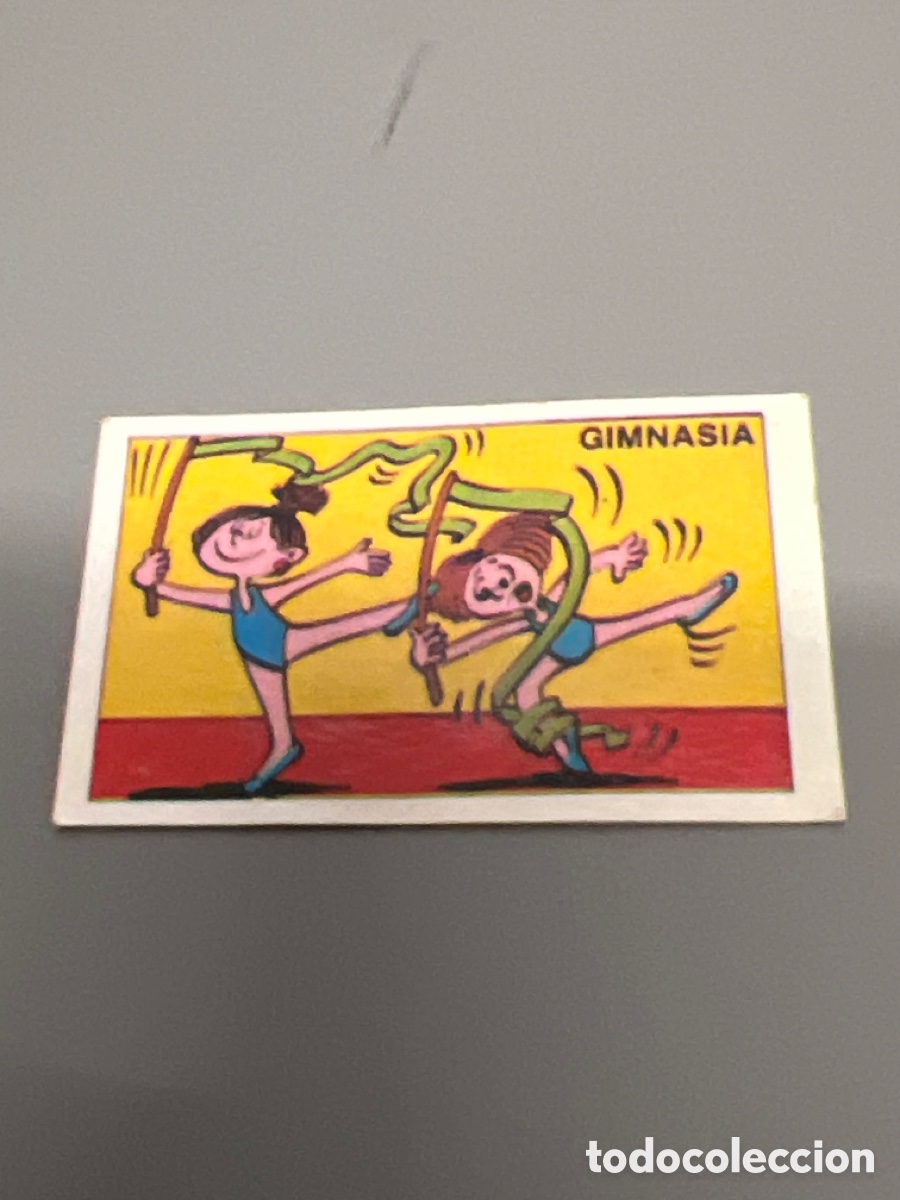 Coleccionismo cromos antiguos: T1/E2/908. CROMO DE LOS 80 GIMNASIA - Foto 1