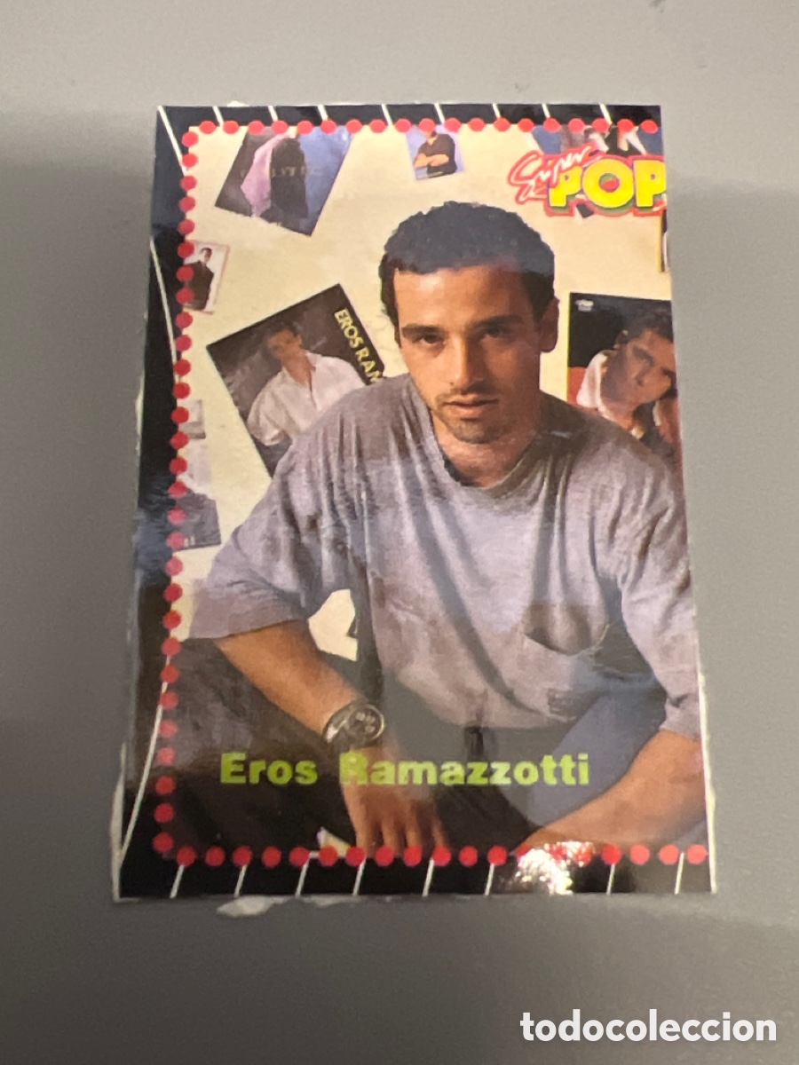 Coleccionismo cromos antiguos: T1/E2/918 .CROMO S&Uacute;PER POP EROS RAMAZZOTTI - Foto 1