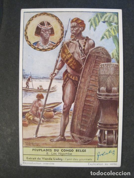 Coleccionismo cromos antiguos: CONGO BELGA-LES NGOMBE-PUBLICIDAD LIEBIG-CROMO ANTIGUO-VER FOTOS-(103.130)