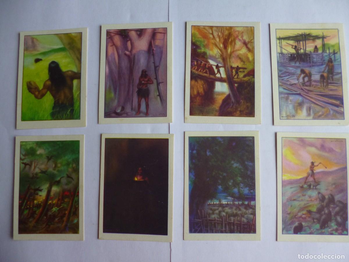 Coleccionismo cromos antiguos: Cromos. Historia del progreso humano. Chocolates Sultana. - Foto 1