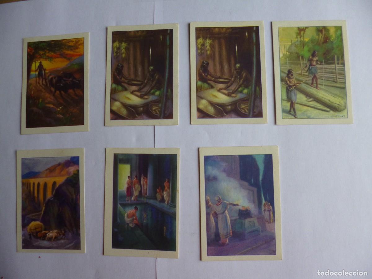 Coleccionismo cromos antiguos: Cromos. Historia del progreso humano. Chocolates Sultana. - Foto 4