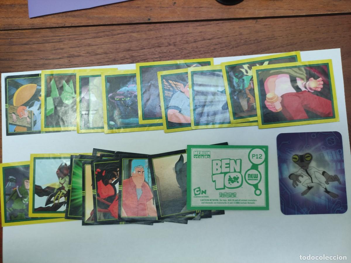Coleccionismo cromos antiguos: 37 Ben 10, Merl&iacute;n stickers - Foto 1