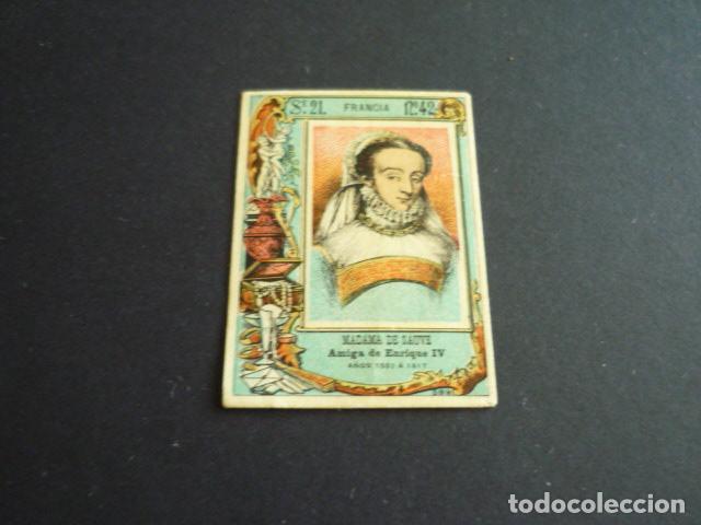 Collectionnisme Cartes &agrave; collectionner anciennes: MADAME DE SAUVE CROMO CAJA DE CERILLAS SIGLO XIX