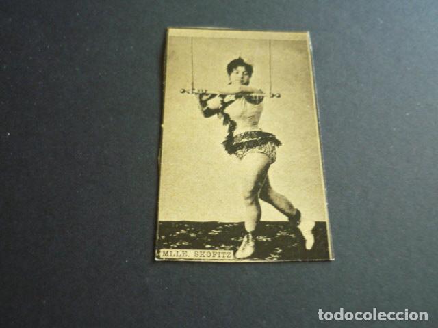 Collectionnisme Cartes &agrave; collectionner anciennes: MADEMOISELLE SKOFITZ ARTISTA CANTANTE CROMO CAJA DE CERILLAS SIGLO XIX