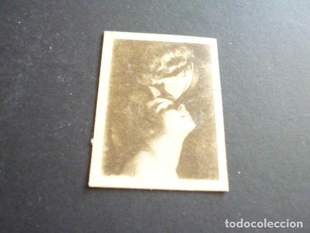 Collectionnisme Cartes &agrave; collectionner anciennes: EL BESO POR MANUEL FELIU CROMO CAJA DE CERILLAS SIGLO XIX
