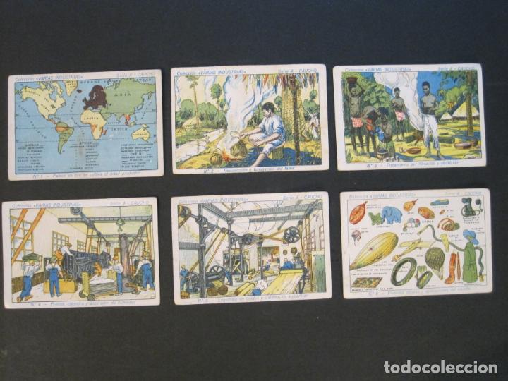 Coleccionismo Cromos antiguos: COLECCION VARIAS INDUSTRIAS-SERIE A CAUCHO-COMPLETA 6 CROMOS ANTIGUOS-VER FOTOS-(K-9975)