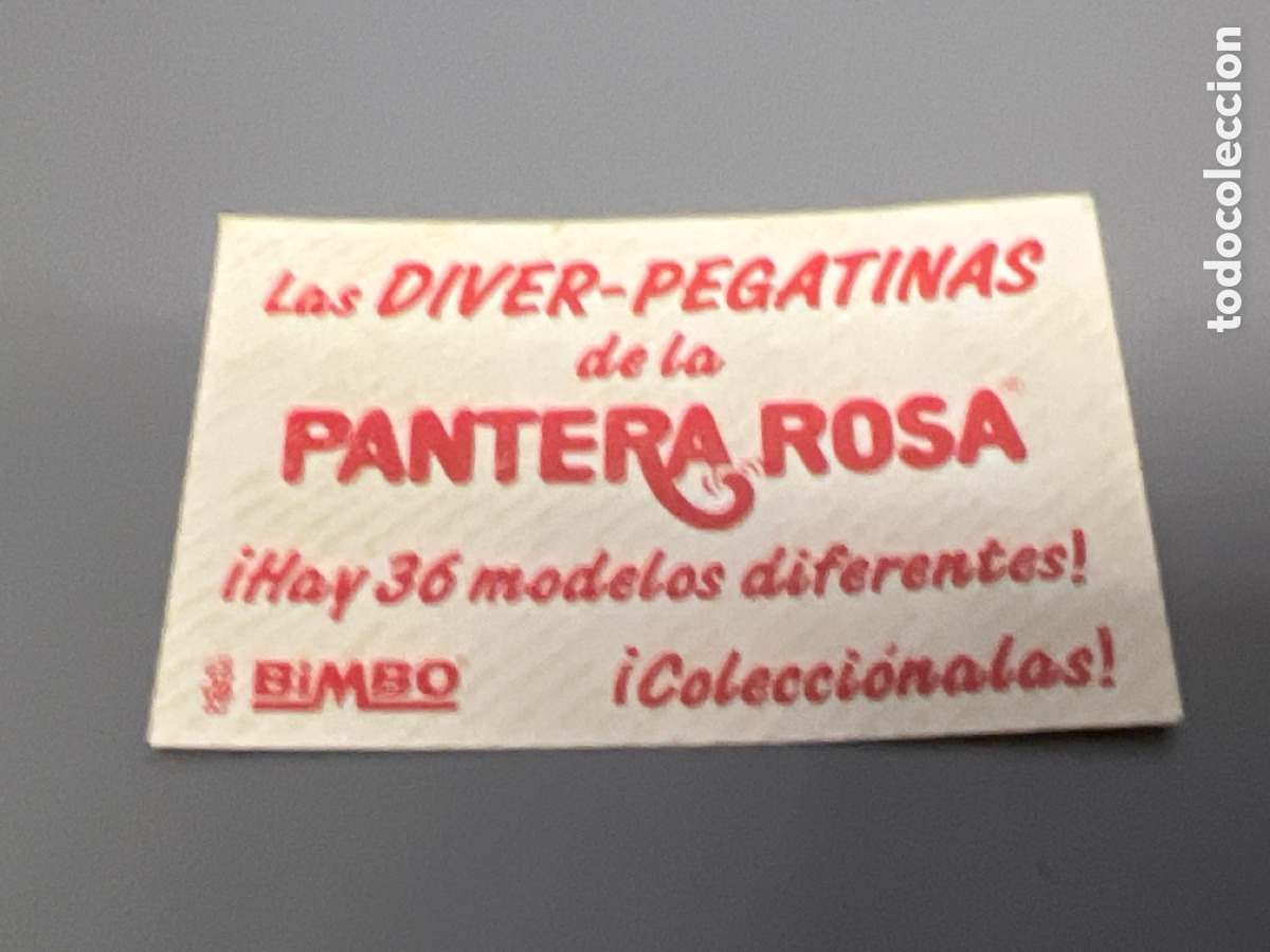 Coleccionismo cromos antiguos: T1/E2/983. CROMO BIMBO LAS DIVER PEGATINAS DE LA PANTERA ROSA - Foto 2