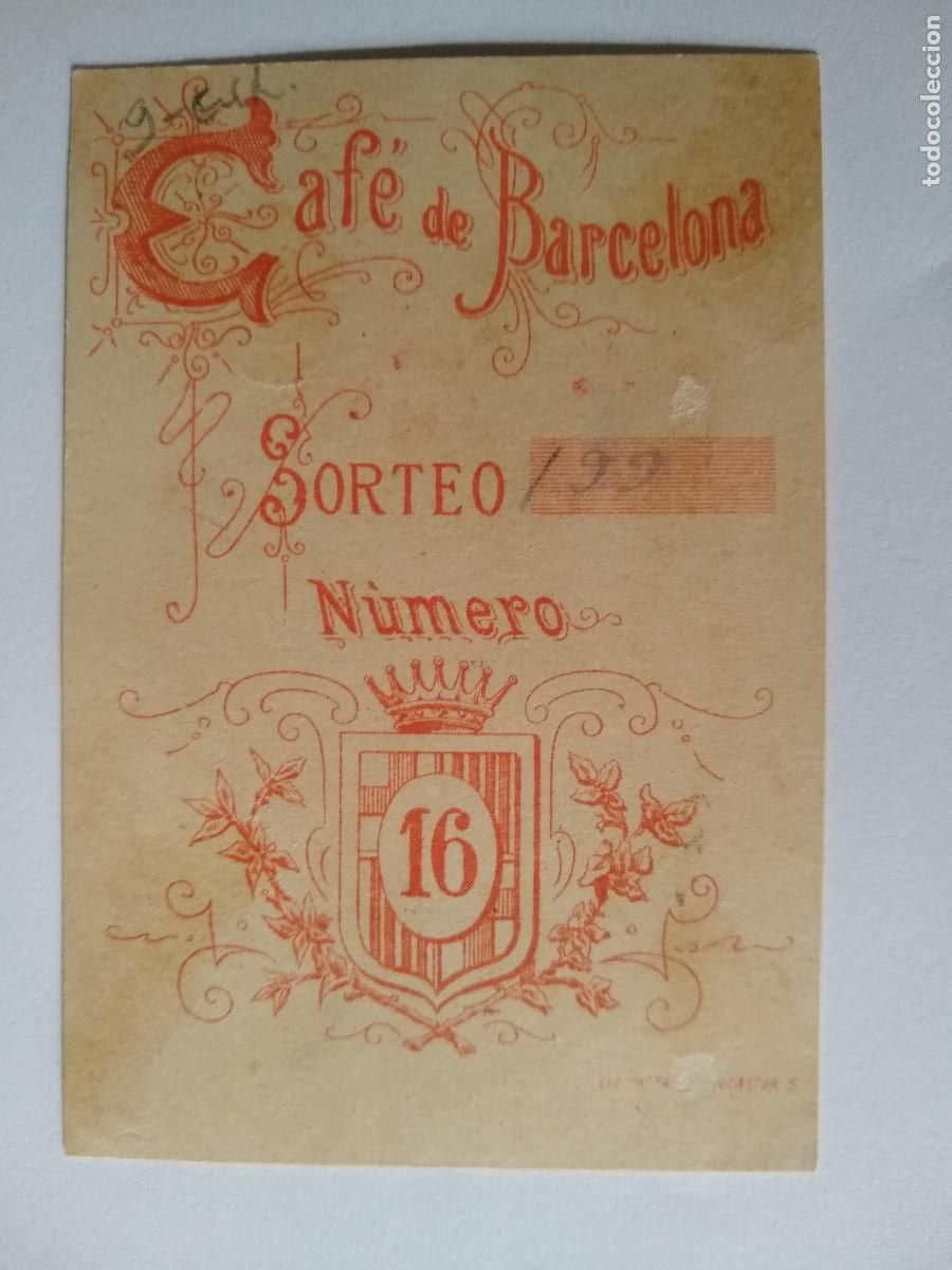 Coleccionismo cromos antiguos: Caf&eacute; de Barcelona sorteo n&ordm; 16 - Foto 2