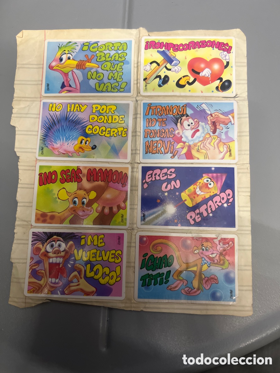Collectionnisme Cartes &agrave; collectionner anciennes: T1/ E2/995. LOTE DE CROMOS BOLLYCAO PEGADOS