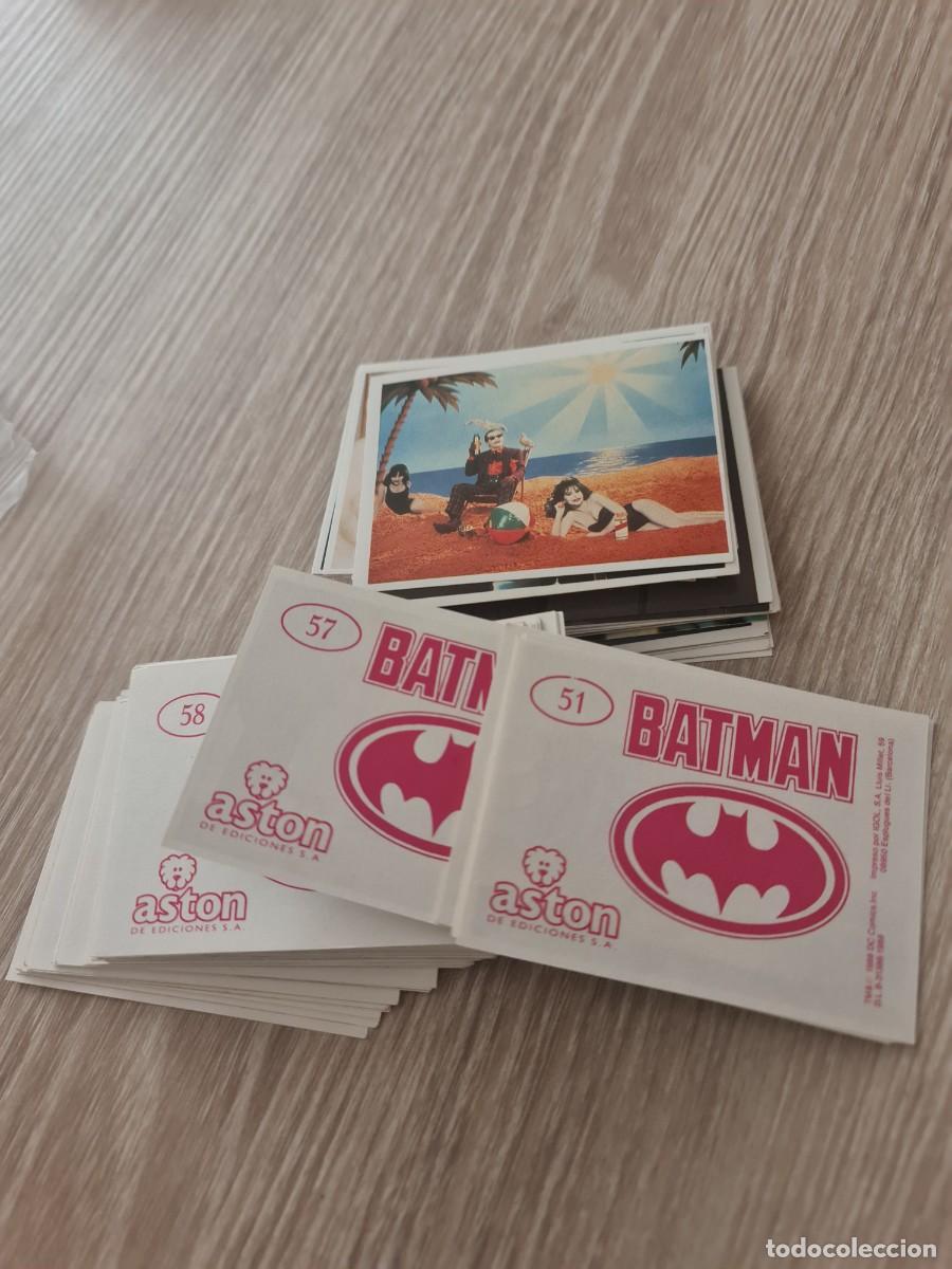 Coleccionismo cromos antiguos: Colecci&oacute;n cromos batman completa sin pegar - Foto 2