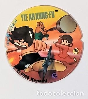 Coleccionismo Cromos antiguos: ANTIGUO CROMO CIRCULAR / TAZO JAPONES DEL JUEGO Yie Ar Kung-Fu - CROMO IMPORTADO DE JAPON
