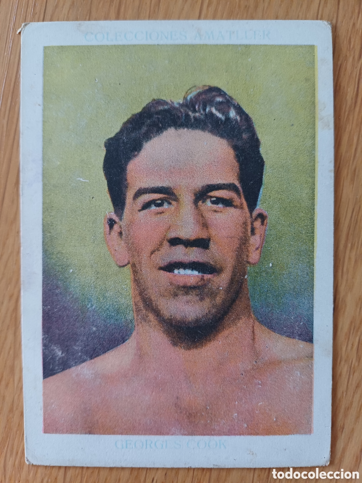 Coleccionismo cromos antiguos: Cromo boxeo, georges cook, chocolates amatller - Foto 1