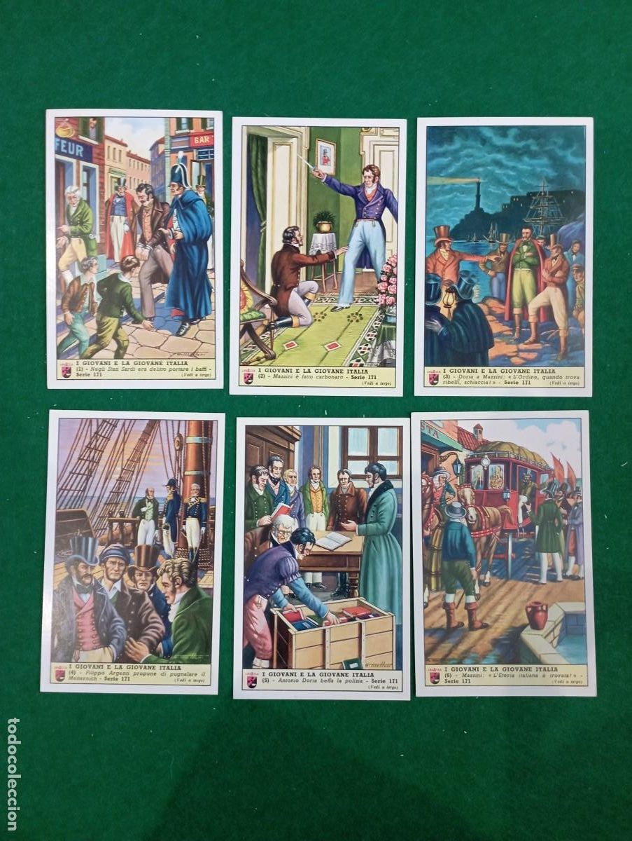 Colecionismo Cromos antigos: Lavazza cromos, serie completa n&ordm; 171