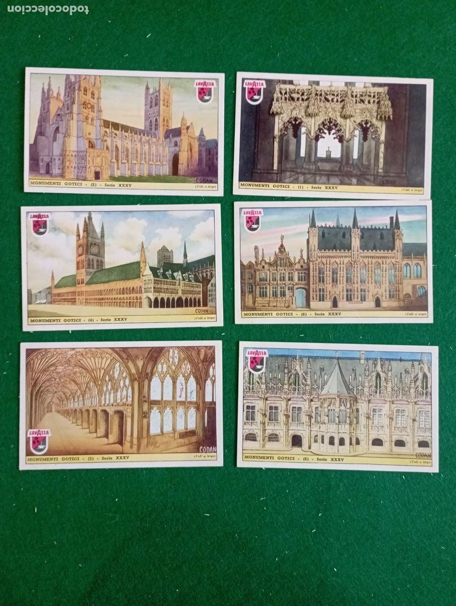 Coleccionismo Cromos antiguos: Lavazza cromos, serie completa n&ordm; 35