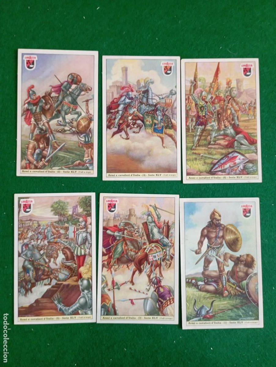 Collectionnisme Cartes &agrave; collectionner anciennes: Lavazza cromos, serie completa n&ordm; 45