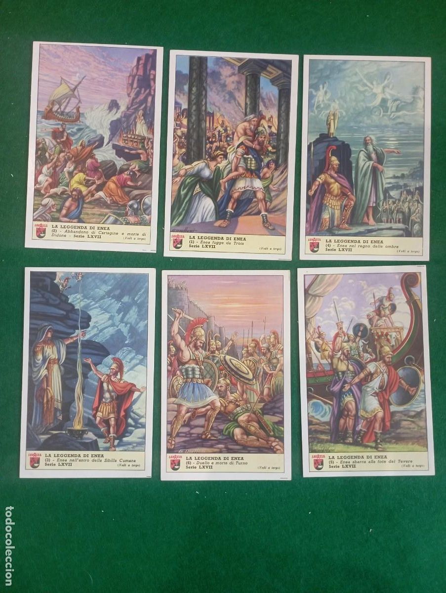 Coleccionismo Cromos antiguos: Lavazza cromos, serie completa n&ordm; 57