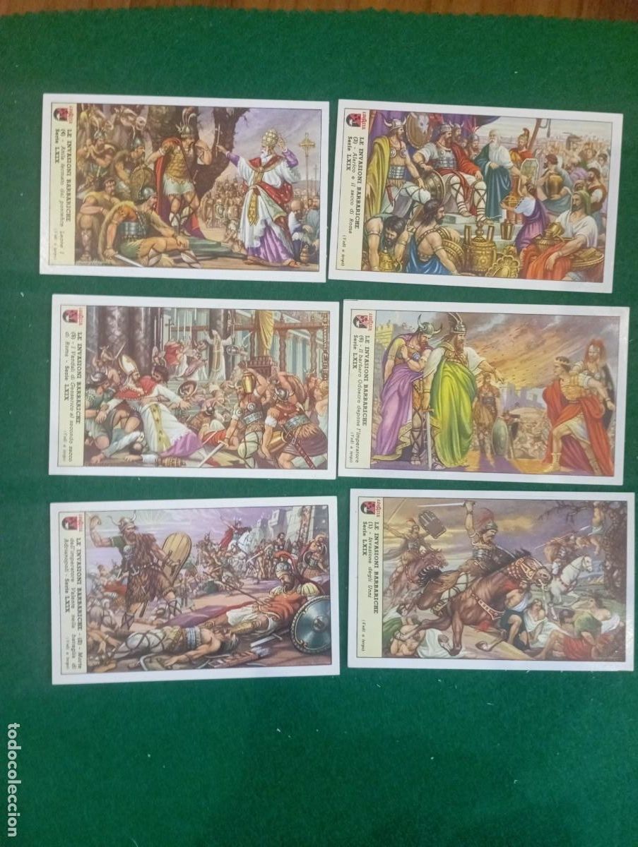 Coleccionismo Cromos antiguos: Lavazza cromos, serie completa n&ordm; 59