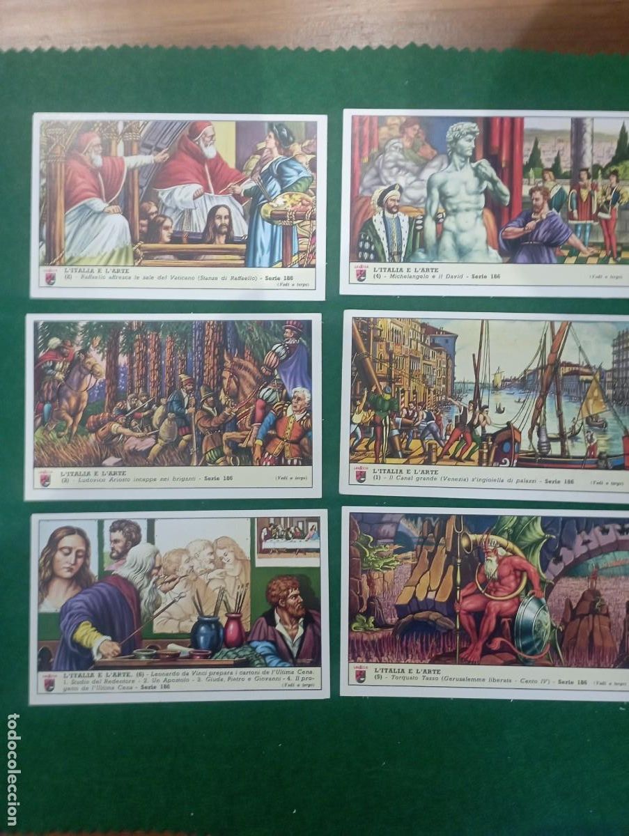Colecionismo Cromos antigos: Lavazza cromos, serie completa n&ordm; 186
