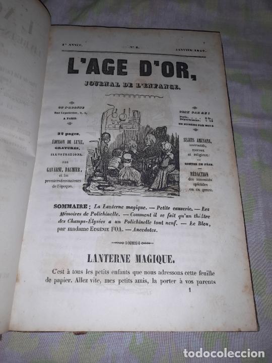 Coleccionismo cromos antiguos: EDAD DE ORO&bull;PERIODICO DE LA INFANCIA - A&Ntilde;O 1842 - BELLOS GRABADOS.