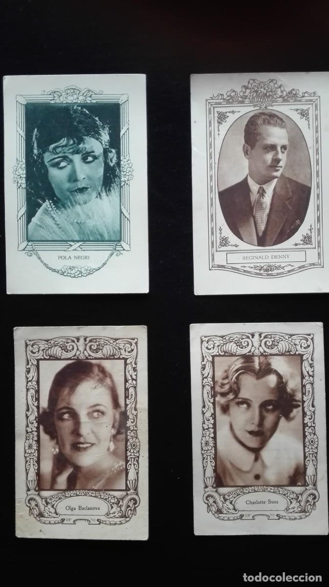 Coleccionismo cromos antiguos: ANTIGUOS CROMOS ACTORES DE CINE - Foto 3