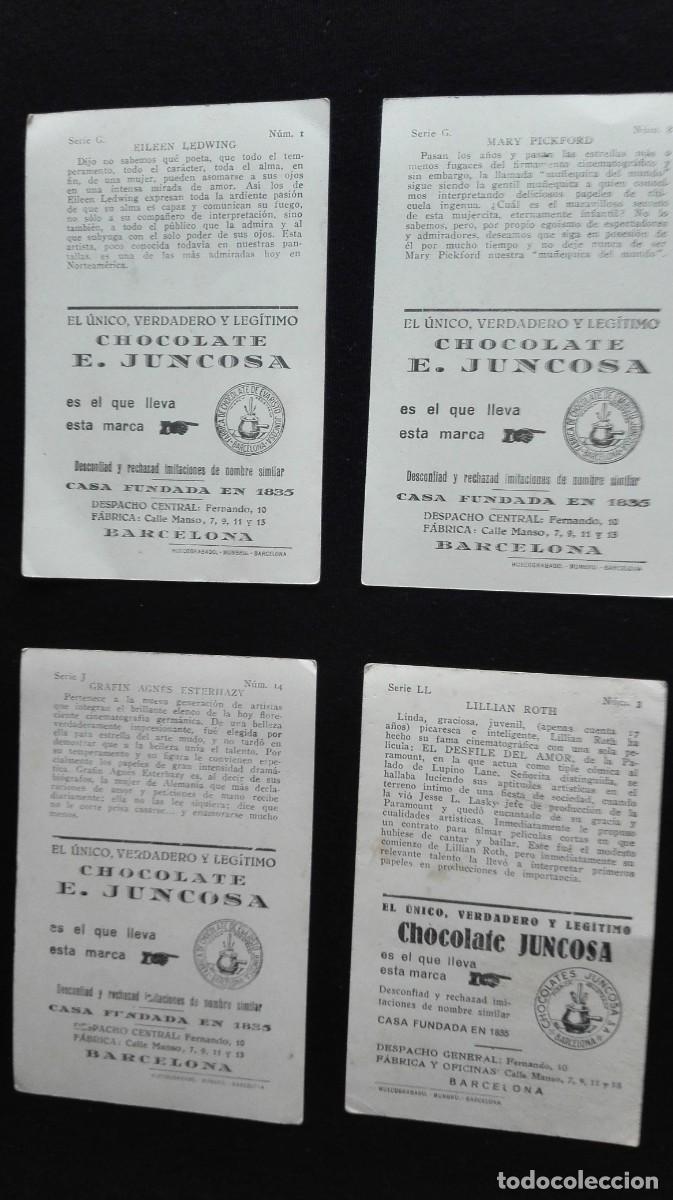 Coleccionismo cromos antiguos: ANTIGUOS CROMOS ACTORES DE CINE - Foto 4