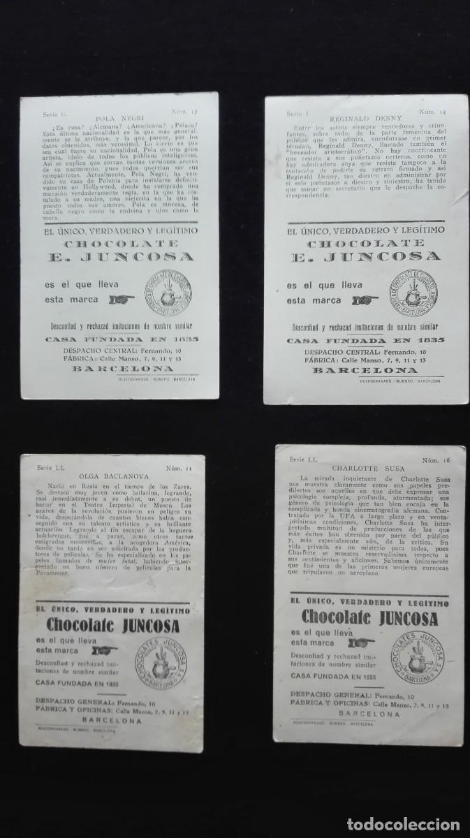 Coleccionismo cromos antiguos: ANTIGUOS CROMOS ACTORES DE CINE - Foto 5