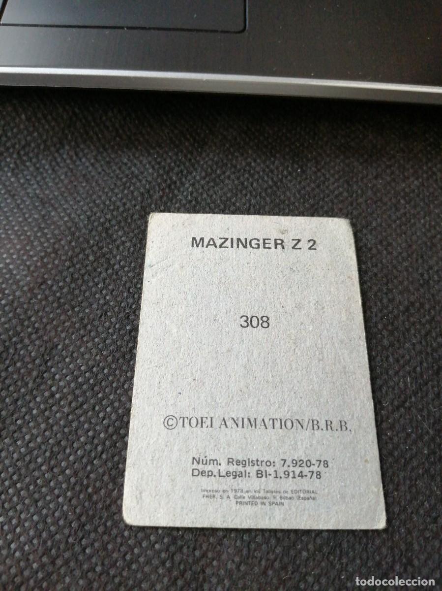 Coleccionismo cromos antiguos: CROMO MAZINGER Z 2 1978 PHER N &ordm; 308 - Foto 2