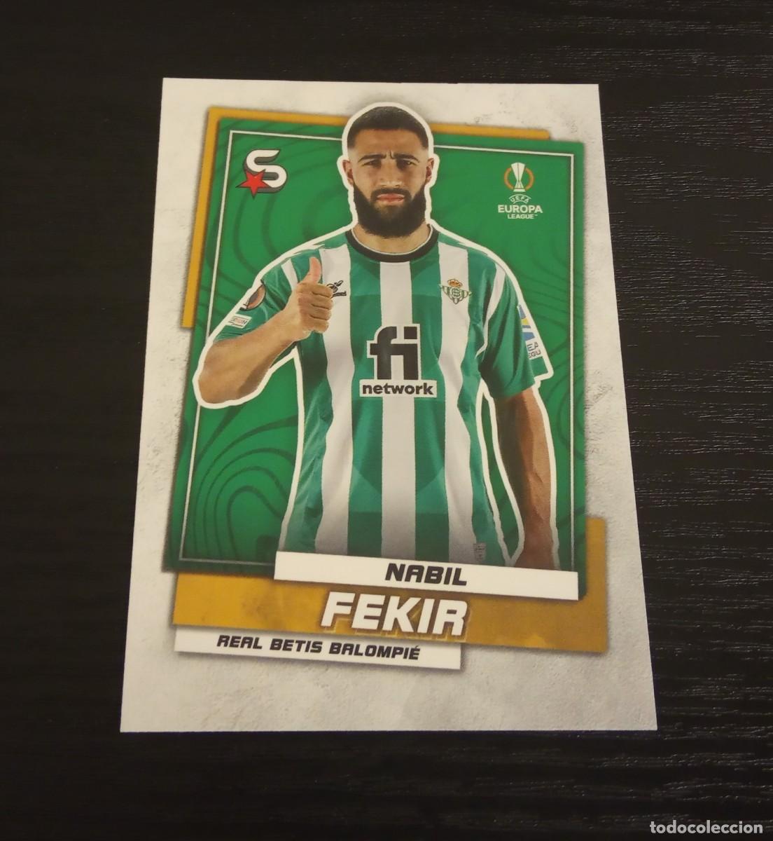 Coleccionismo cromos antiguos: -TOPPS UEFA SUPERSTARS 22-23 : 175 FEKIR ( BETIS )