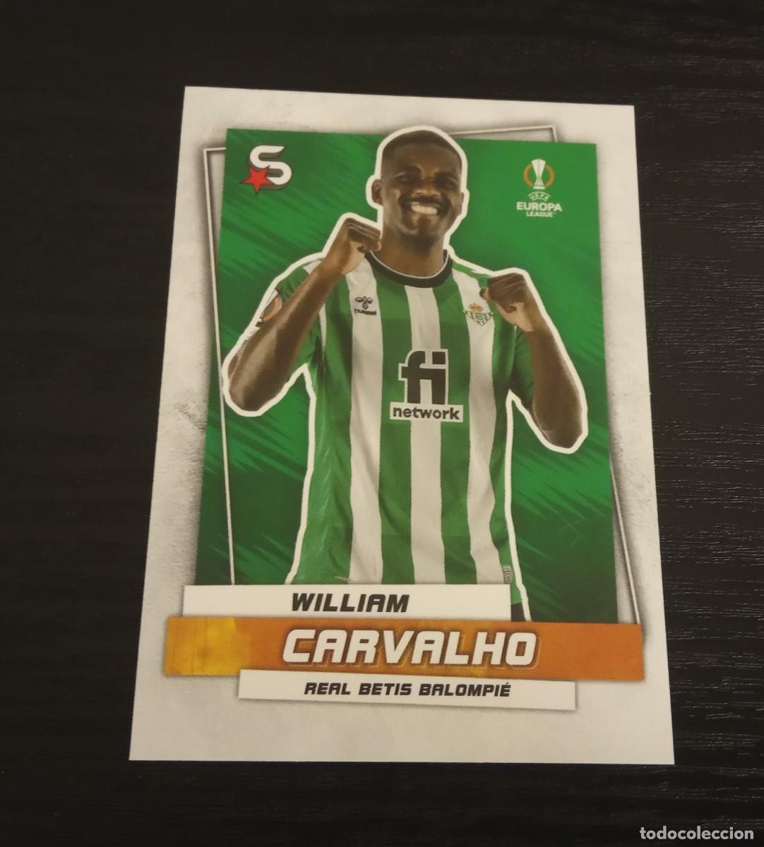 Coleccionismo cromos antiguos: -TOPPS UEFA SUPERSTARS 22-23 : 174 WILLIAM CARVALHO ( BETIS )