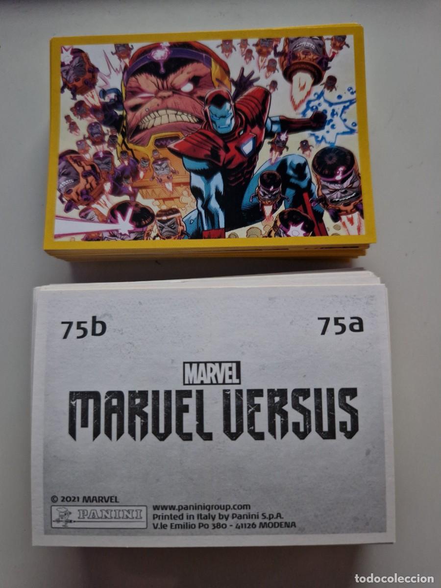 Coleccionismo cromos antiguos: Lote 48 cromos distintos - Marvel Versus - 2021 - Panini - Foto 1