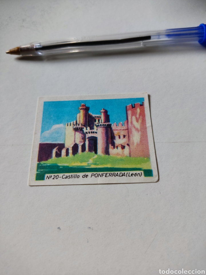Coleccionismo cromos antiguos: Cromo castillo de Ponferrada, Le&oacute;n - Foto 1