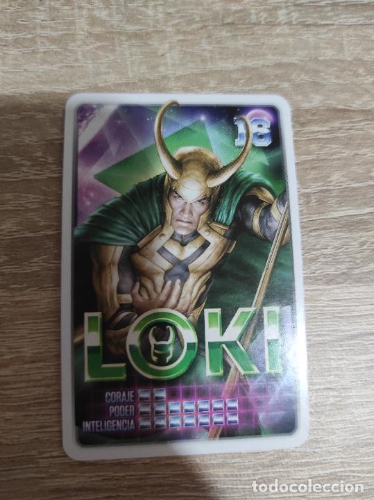 Coleccionismo cromos antiguos: Cromo coleccion carrefour 2022 Marvel descubre tu poder N&deg; 16 Loki - Foto 1
