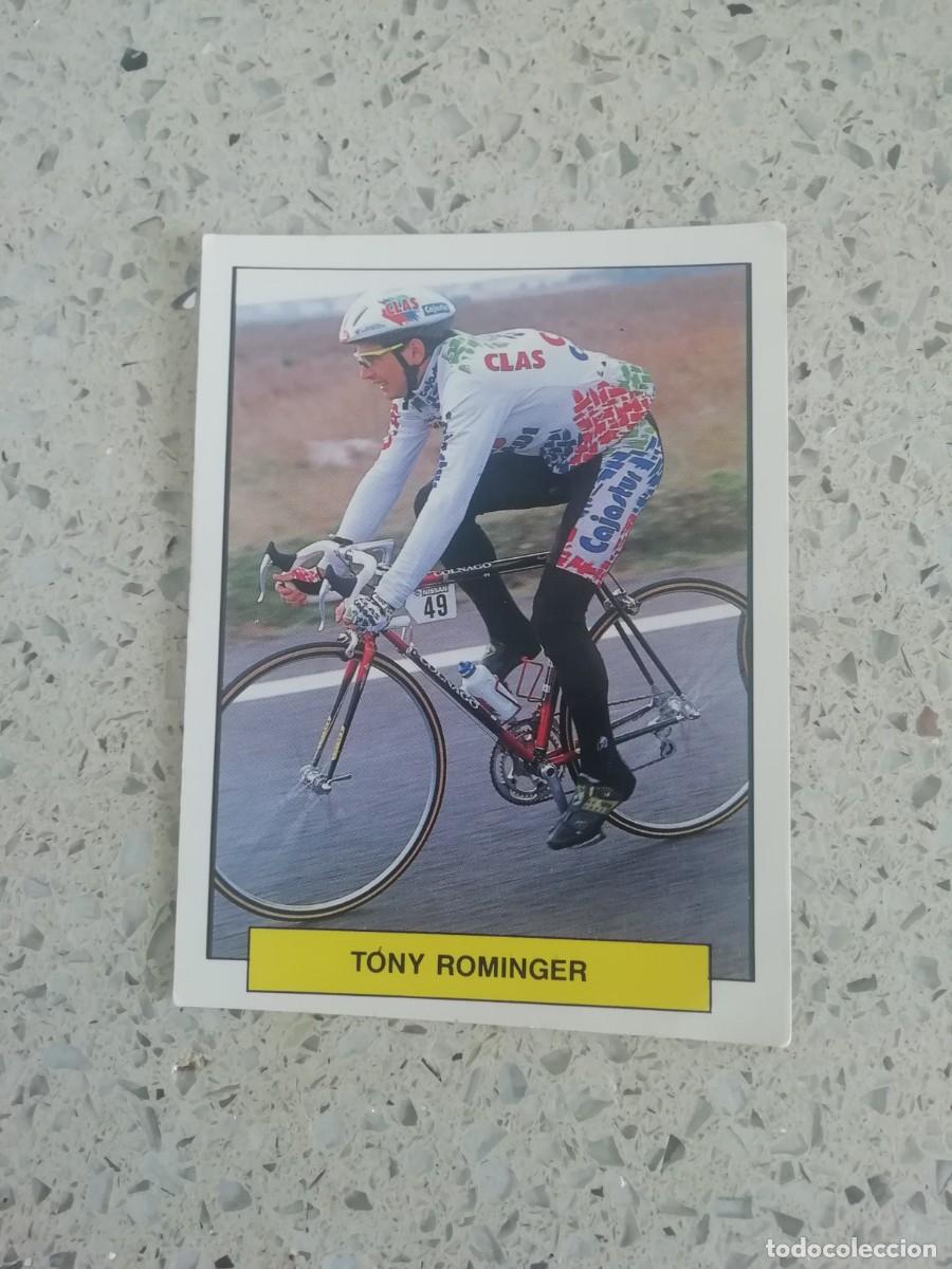 Coleccionismo Cromos antiguos: Tony rominger ases del pedal skate ball numero 5