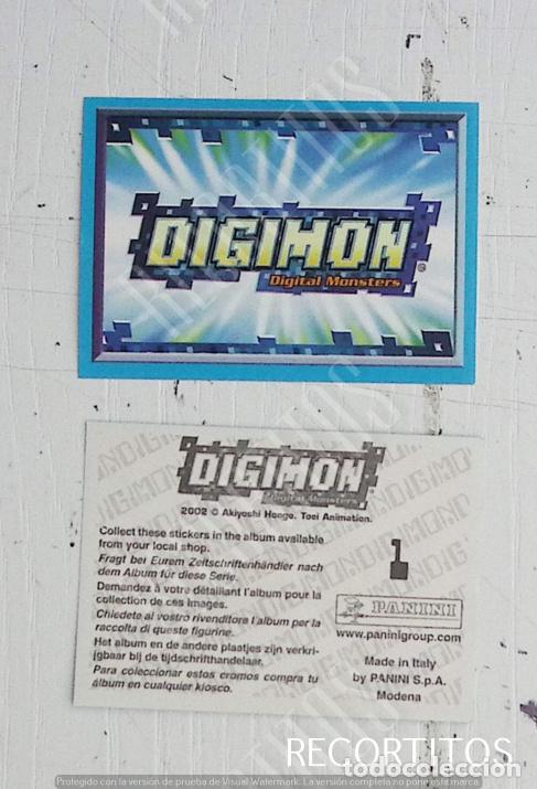 Coleccionismo cromos antiguos: DIGIMON 3 PANINI CROMO N 1 - Foto 1