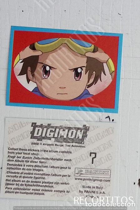 Coleccionismo cromos antiguos: DIGIMON 3 PANINI CROMO N 7 - Foto 1