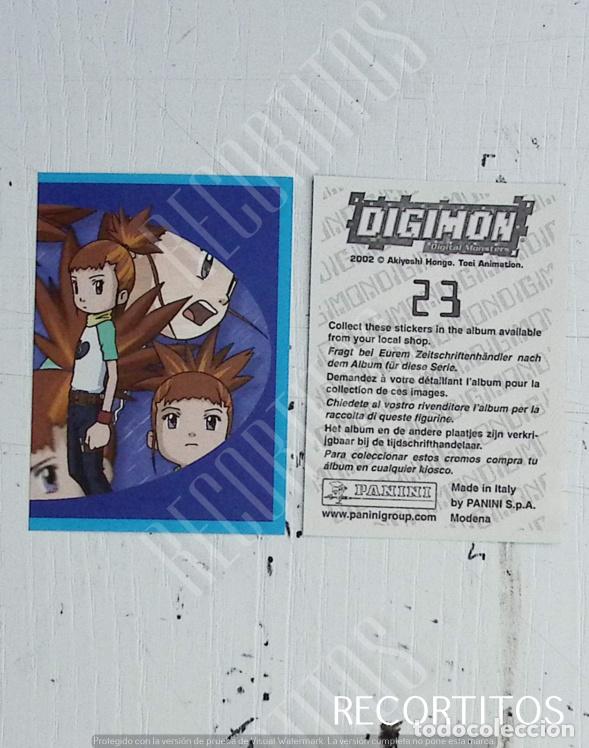 Coleccionismo cromos antiguos: DIGIMON 3 PANINI CROMO N 23 - Foto 1