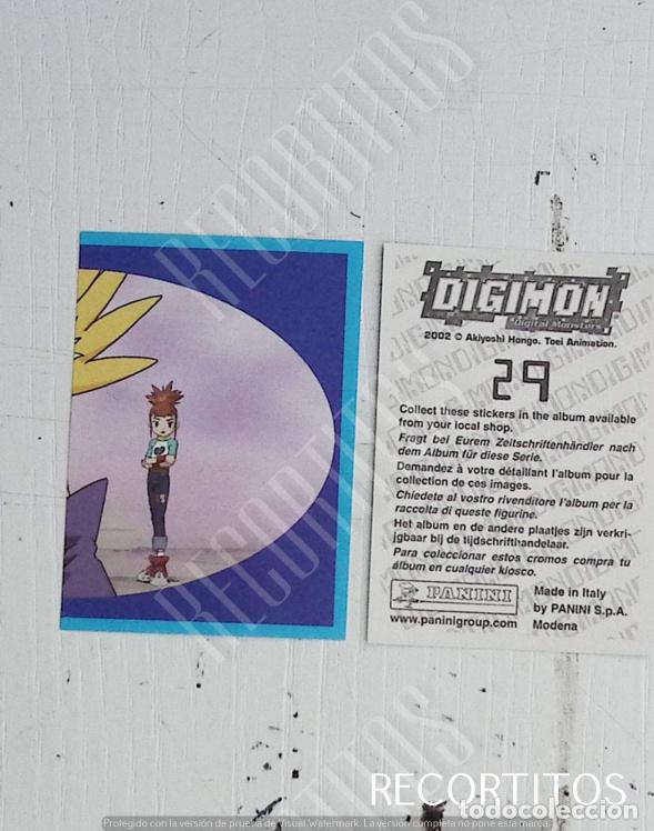 Coleccionismo cromos antiguos: DIGIMON 3 PANINI CROMO N 29 - Foto 1