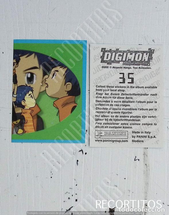 Coleccionismo cromos antiguos: DIGIMON 3 PANINI CROMO N 35 - Foto 1