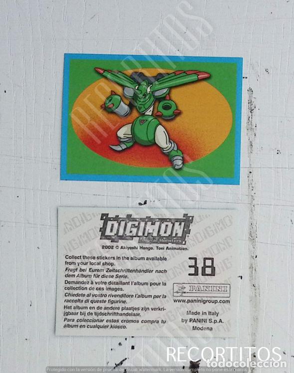 Coleccionismo cromos antiguos: DIGIMON 3 PANINI CROMO N 38 - Foto 1