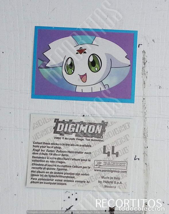 Coleccionismo cromos antiguos: DIGIMON 3 PANINI CROMO N 44 - Foto 1