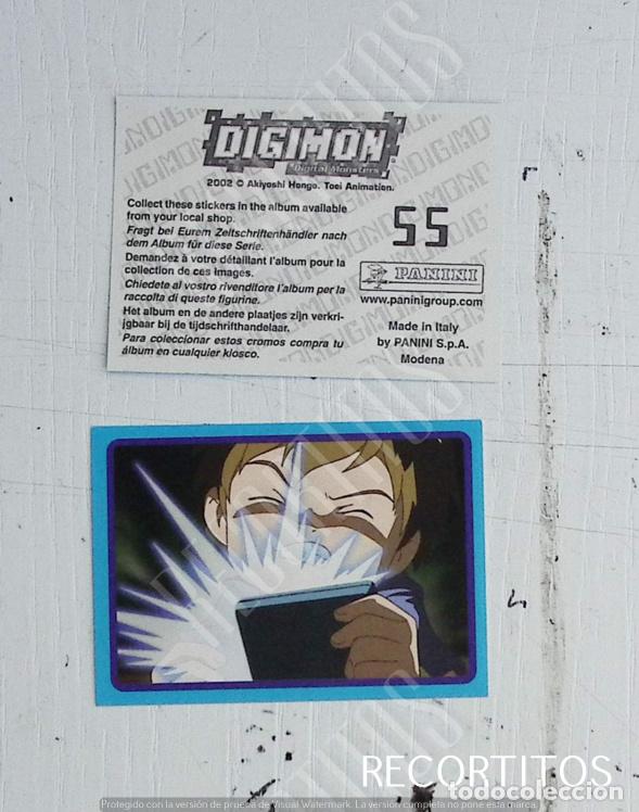 Coleccionismo cromos antiguos: DIGIMON 3 PANINI CROMO N 55 - Foto 1
