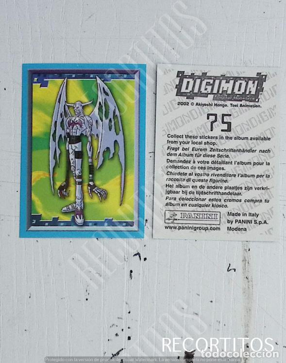 Coleccionismo cromos antiguos: DIGIMON 3 PANINI CROMO N 75 - Foto 1