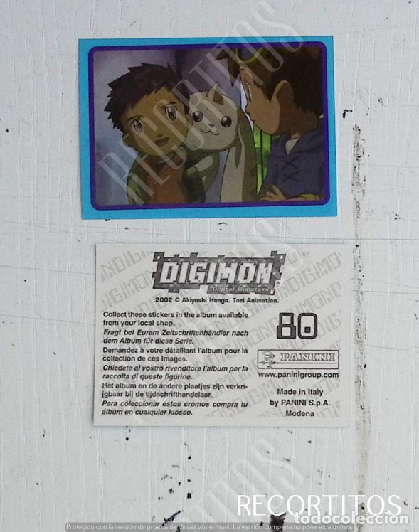 Coleccionismo cromos antiguos: DIGIMON 3 PANINI CROMO N 80 - Foto 1