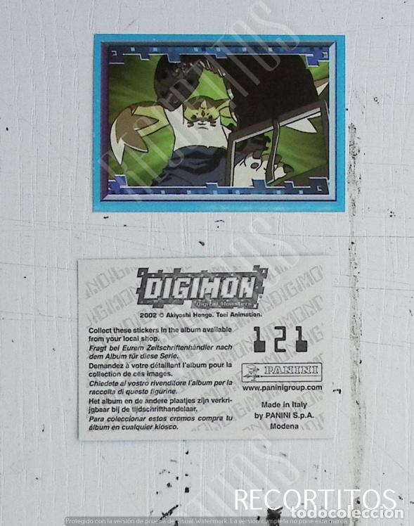 Coleccionismo cromos antiguos: DIGIMON 3 PANINI CROMO N 121 - Foto 1