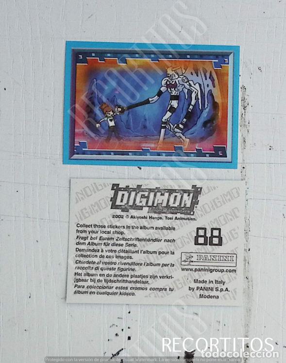 Coleccionismo cromos antiguos: DIGIMON 3 PANINI CROMO N 88 - Foto 1