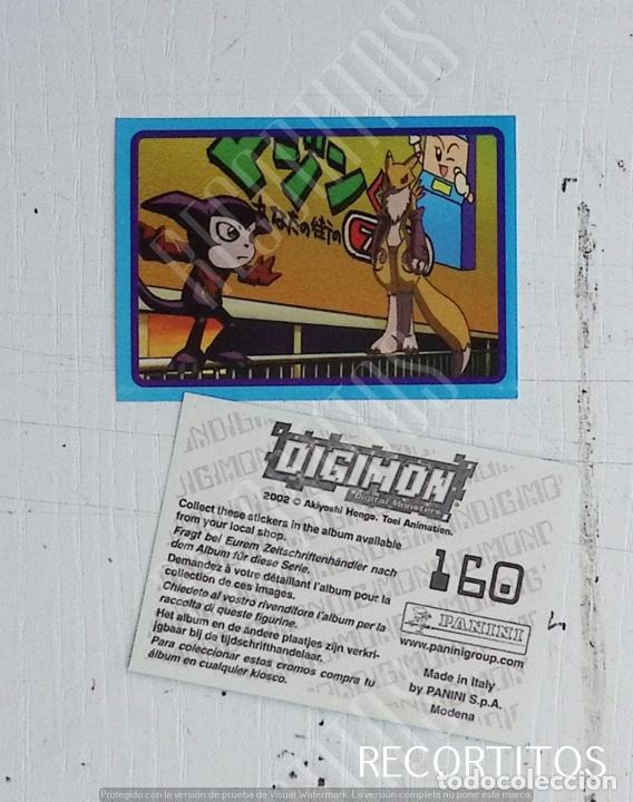 Coleccionismo cromos antiguos: DIGIMON 3 PANINI CROMO N 160 - Foto 1